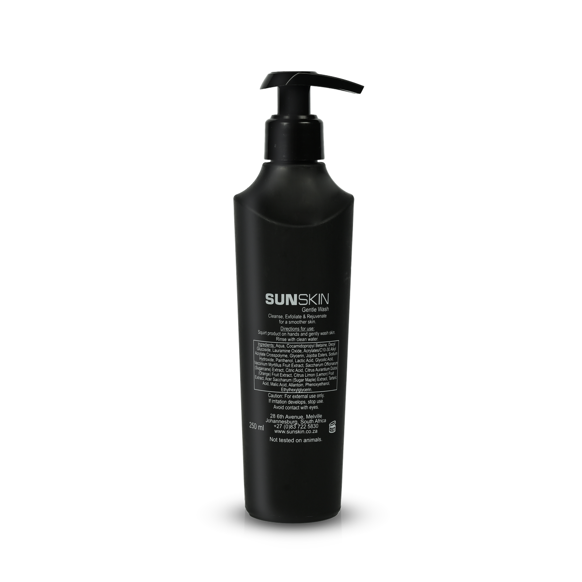 Mild exfoliating body and face wash