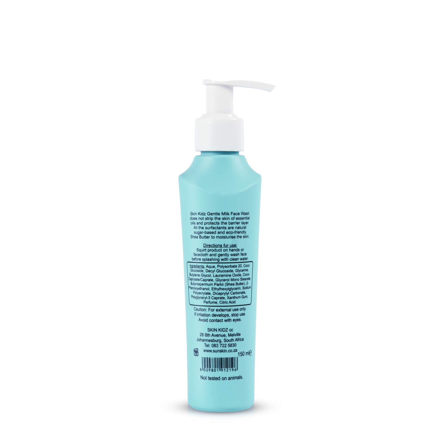Gentle hydrating face wash for kids