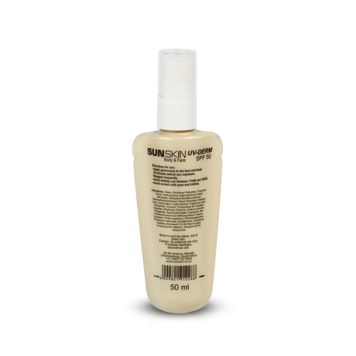 Body and face sunscreen SPF50 UV-Derm