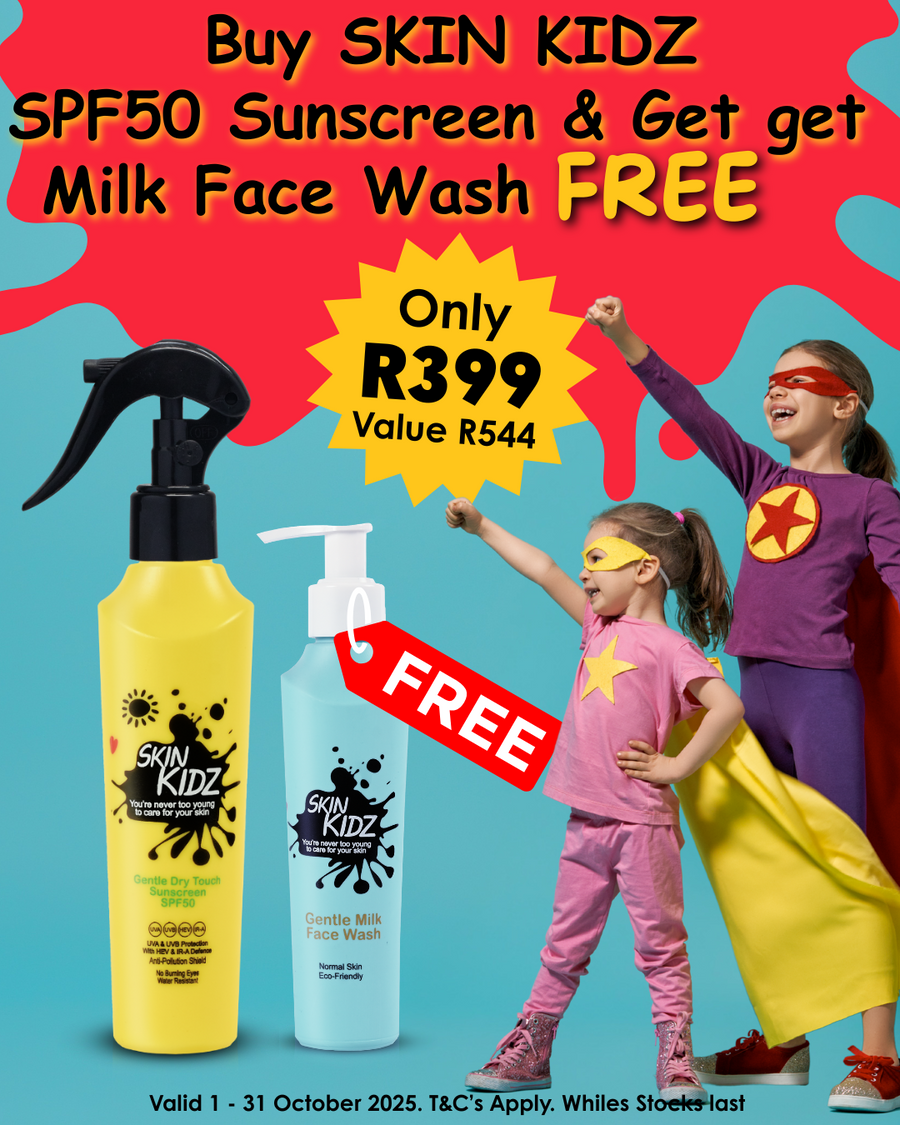 SKIN KIDZ  - SPF50 Dry Touch SPRAY Sunscreen - Body & Face