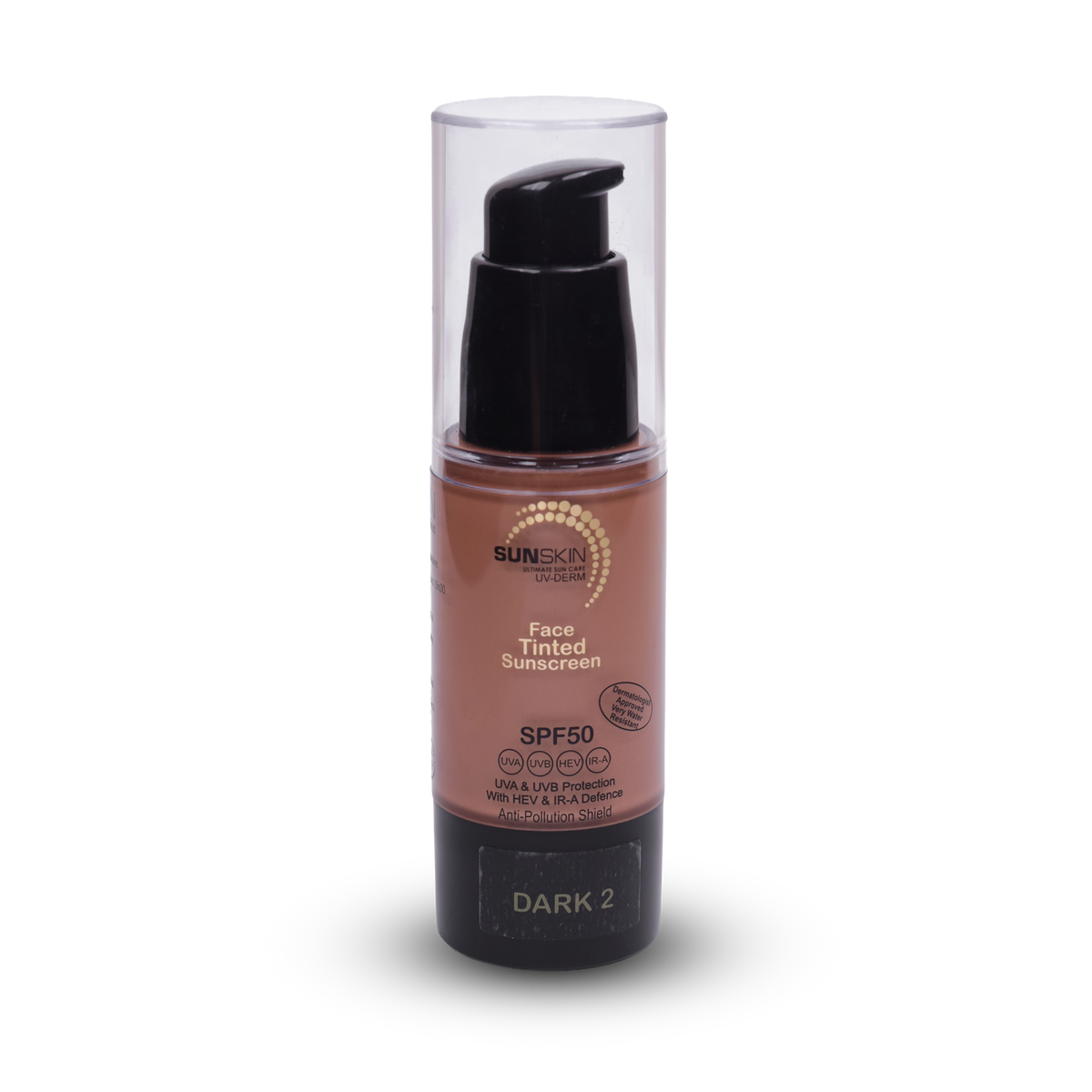 Full spectrum tinted sunscreen for face