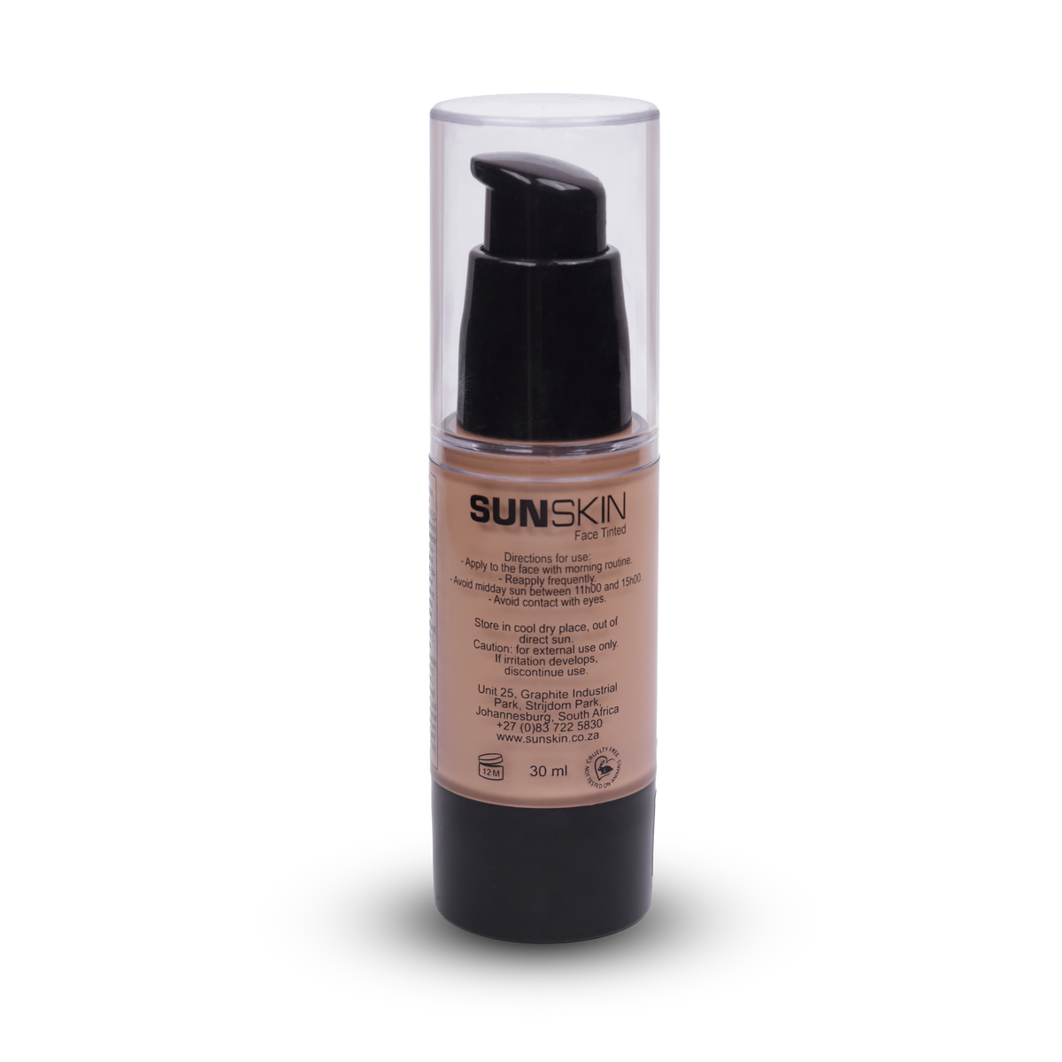 Full spectrum tinted sunscreen for face