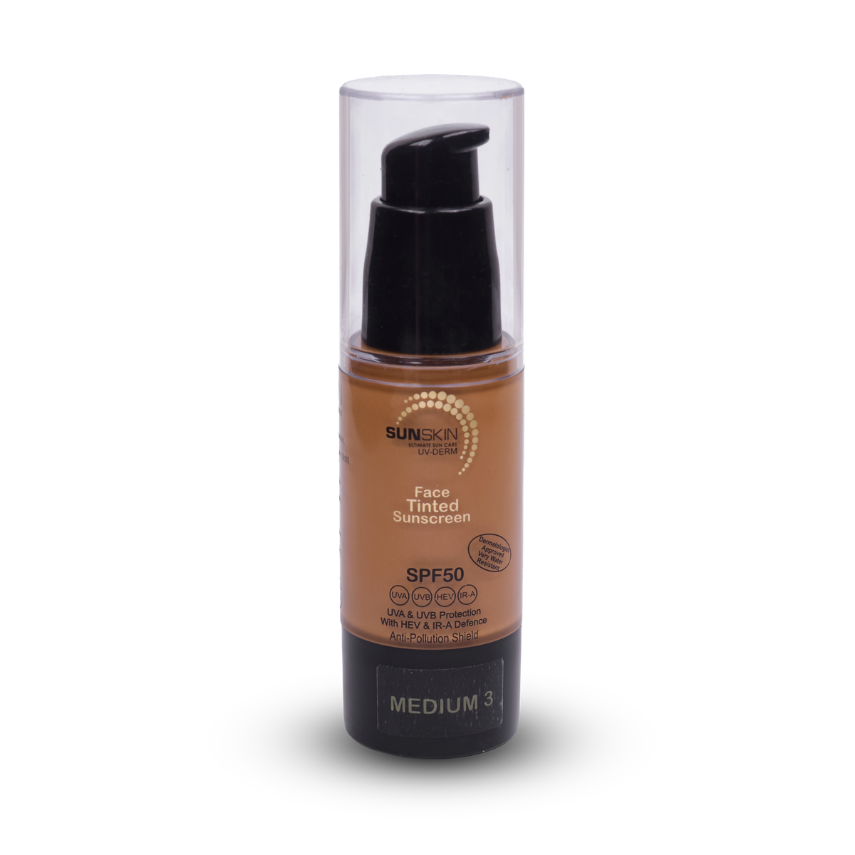 Full spectrum tinted sunscreen for face