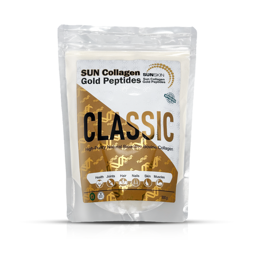 Pure collagen peptides with vitamin C