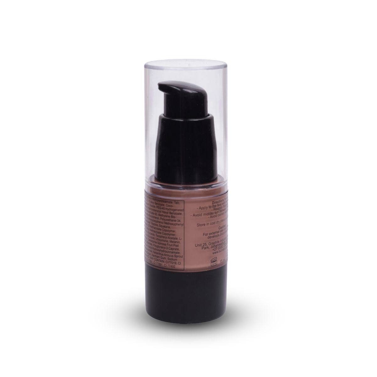 Sheer coverage tinted sunscreen travel size