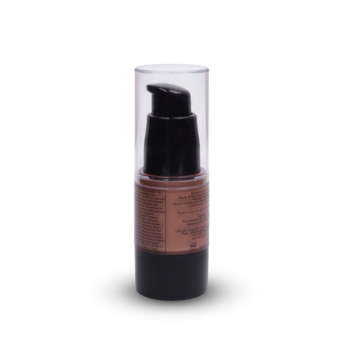 Travel size tinted sunscreen SPF50