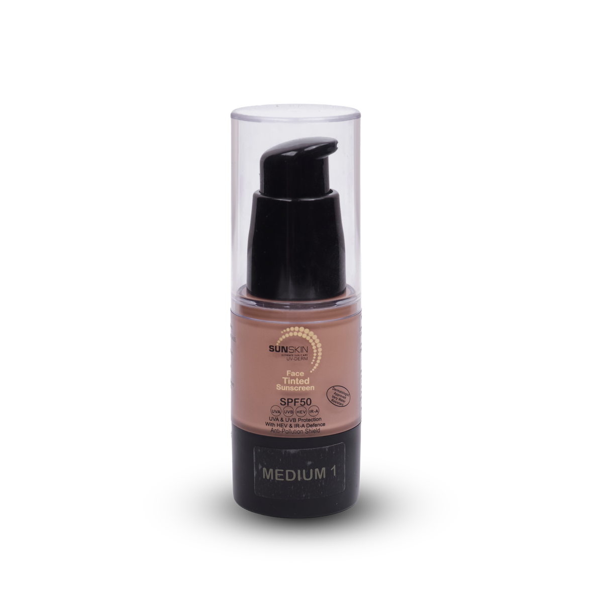 Sheer coverage tinted sunscreen travel size