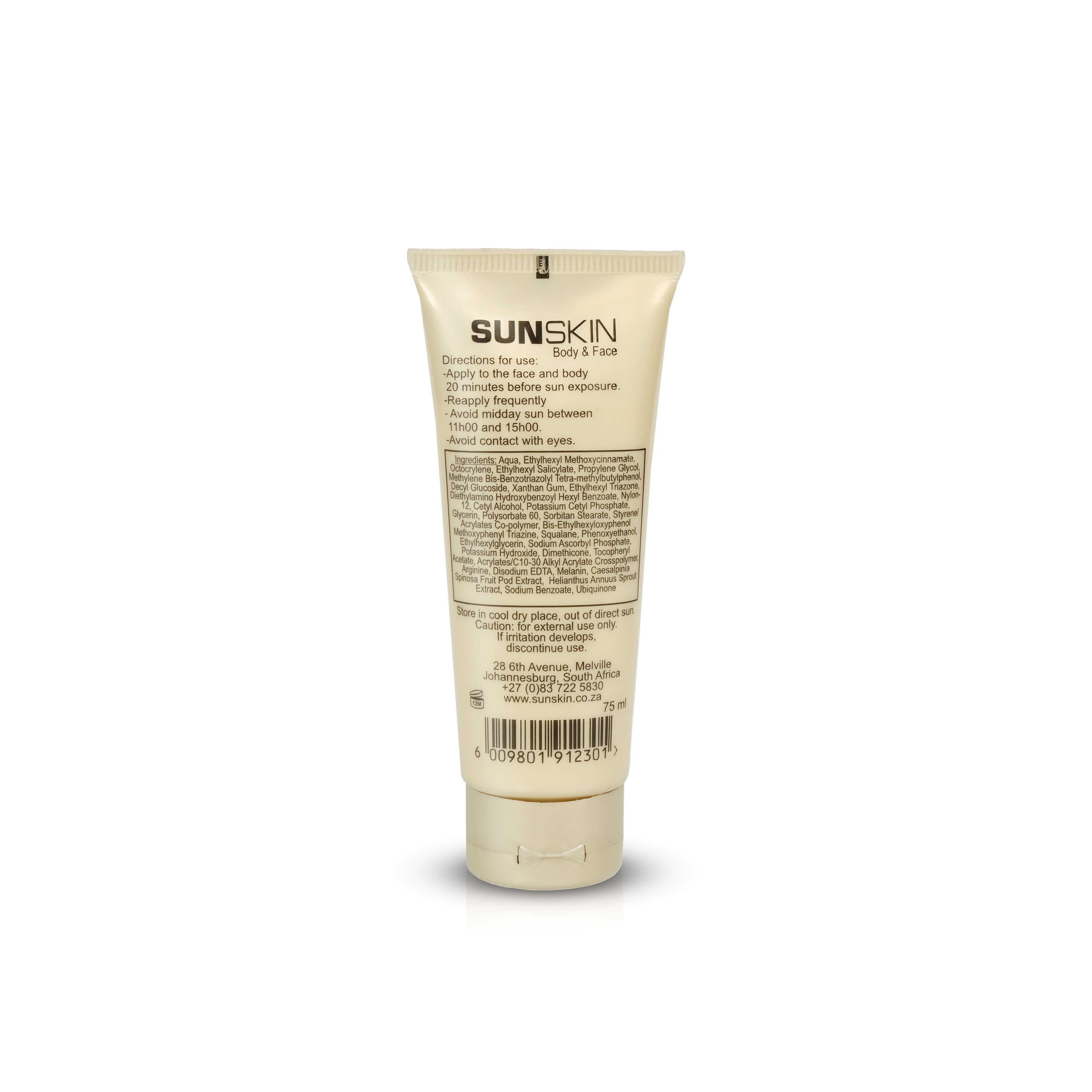 BODY & FACE SPF50 Sunscreen (Bottles & Tubes)