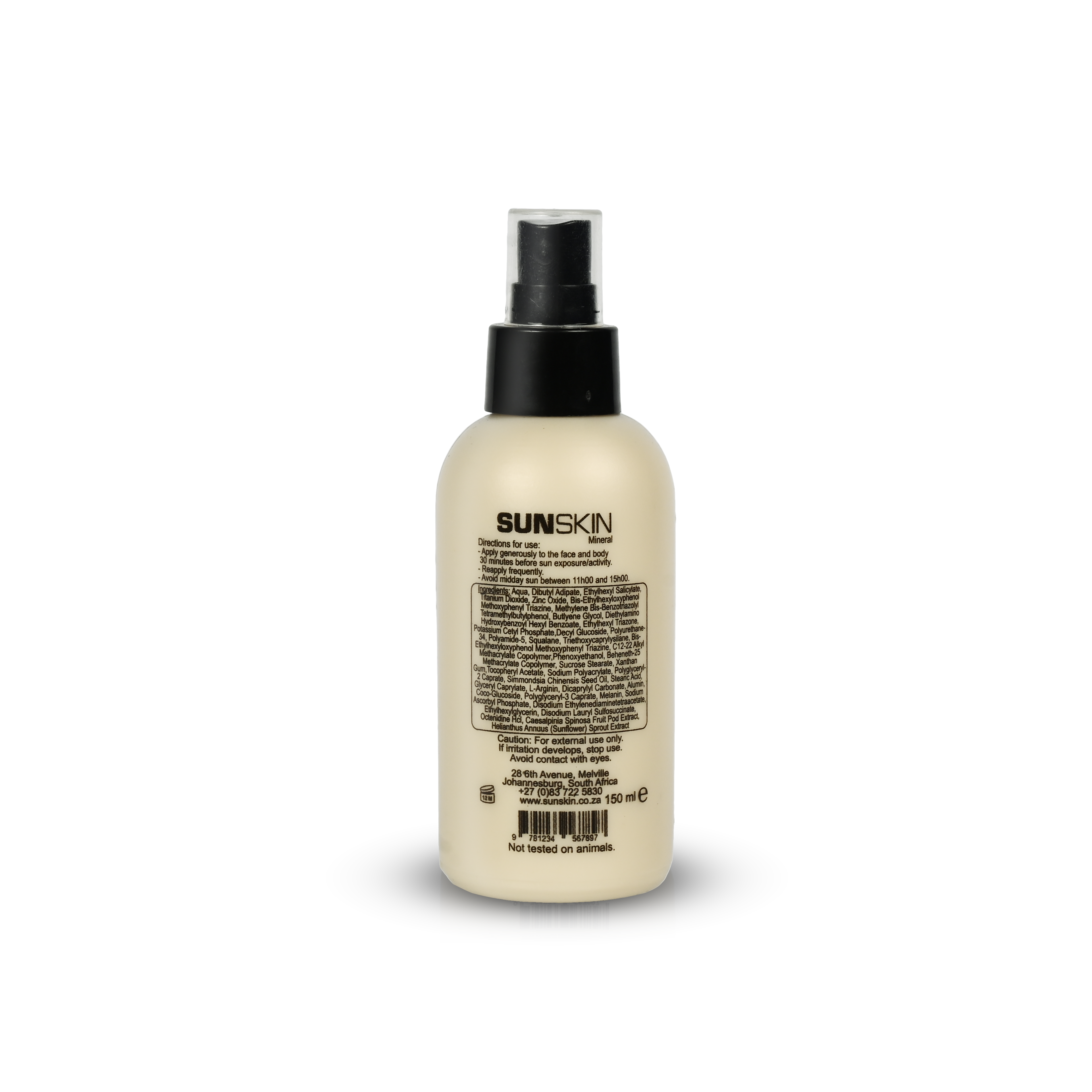 BODY & FACE - Mineral Sunscreen SPF50 Full Spectrum.
