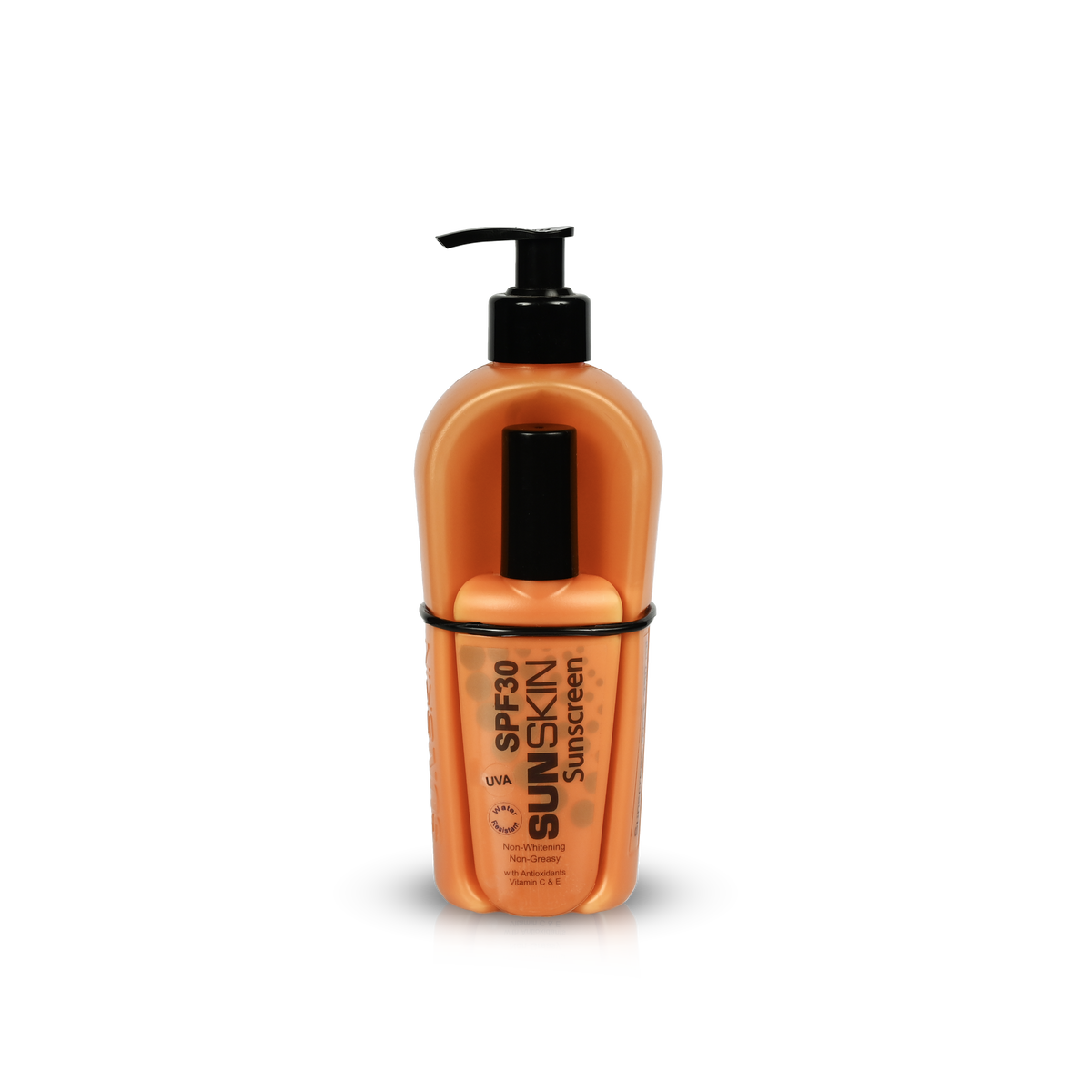 On-the-go SPF30 sunscreen bottles