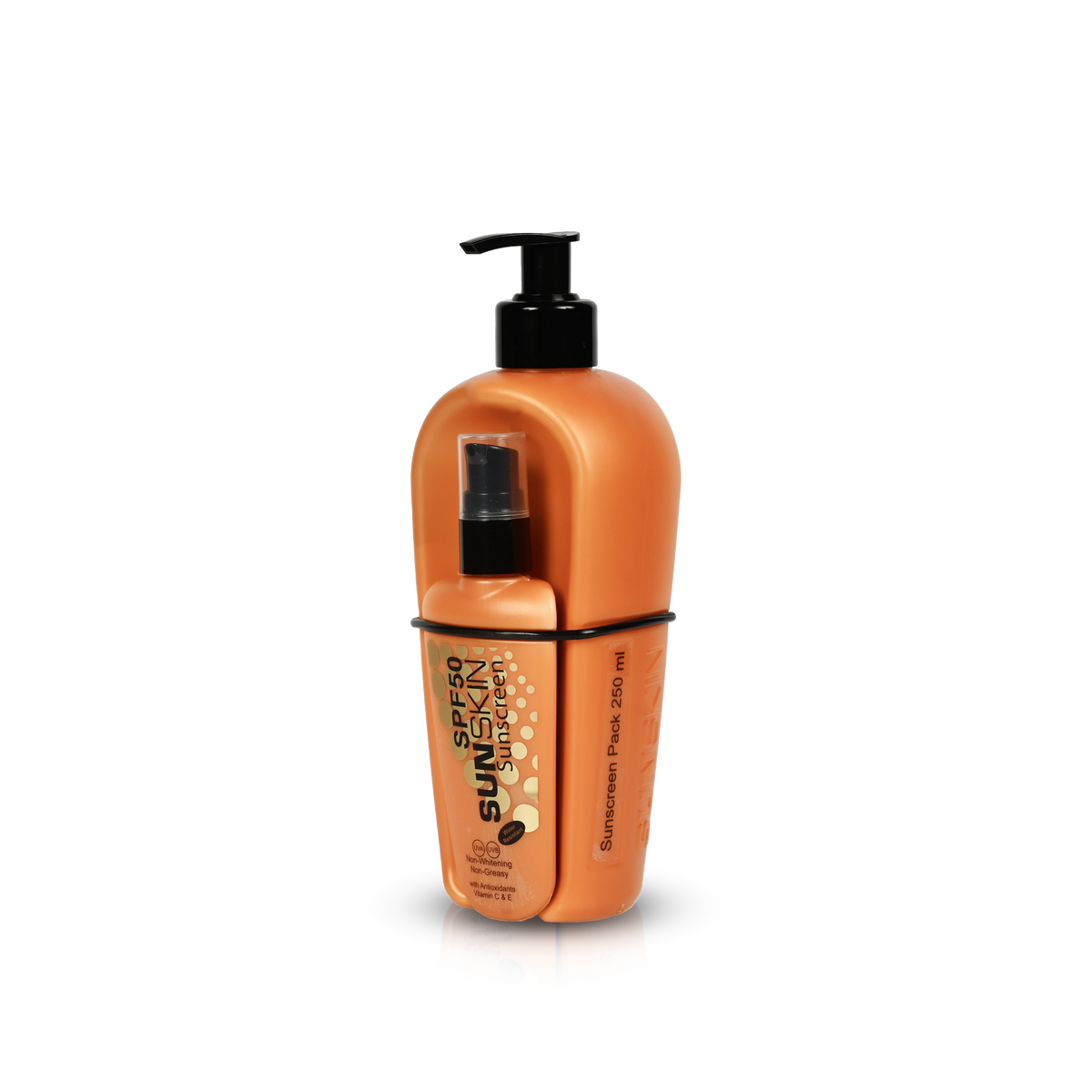 Non-greasy SPF50 sunscreen face and body