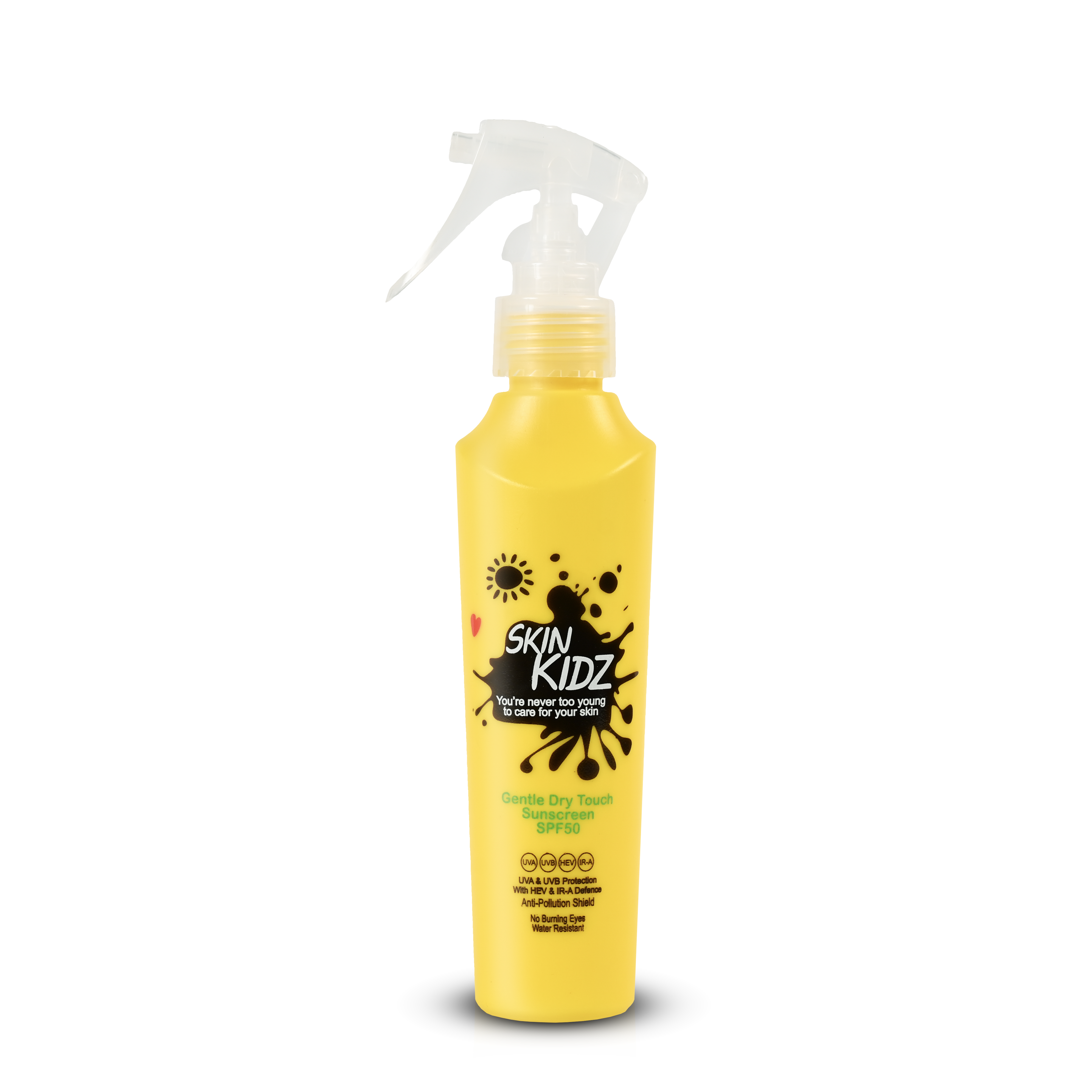 SKIN KIDZ  - SPF50 Dry Touch SPRAY Sunscreen - Body & Face