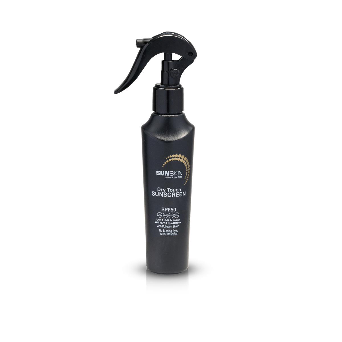 Dry touch sunscreen SPF50 black bottle