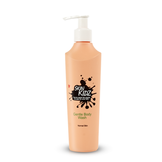Gentle body wash for young skin