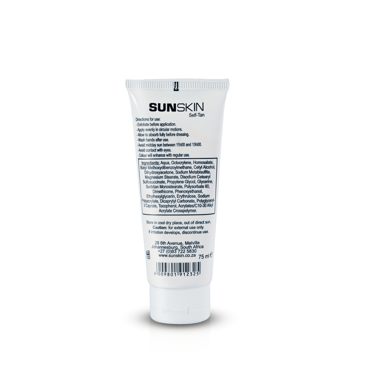 Self tan moisturiser with sun protection