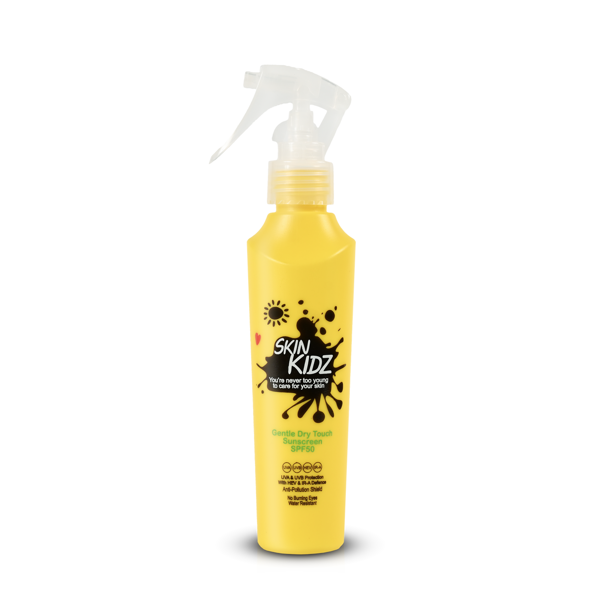 Kids SPF50 dry touch sunscreen spray