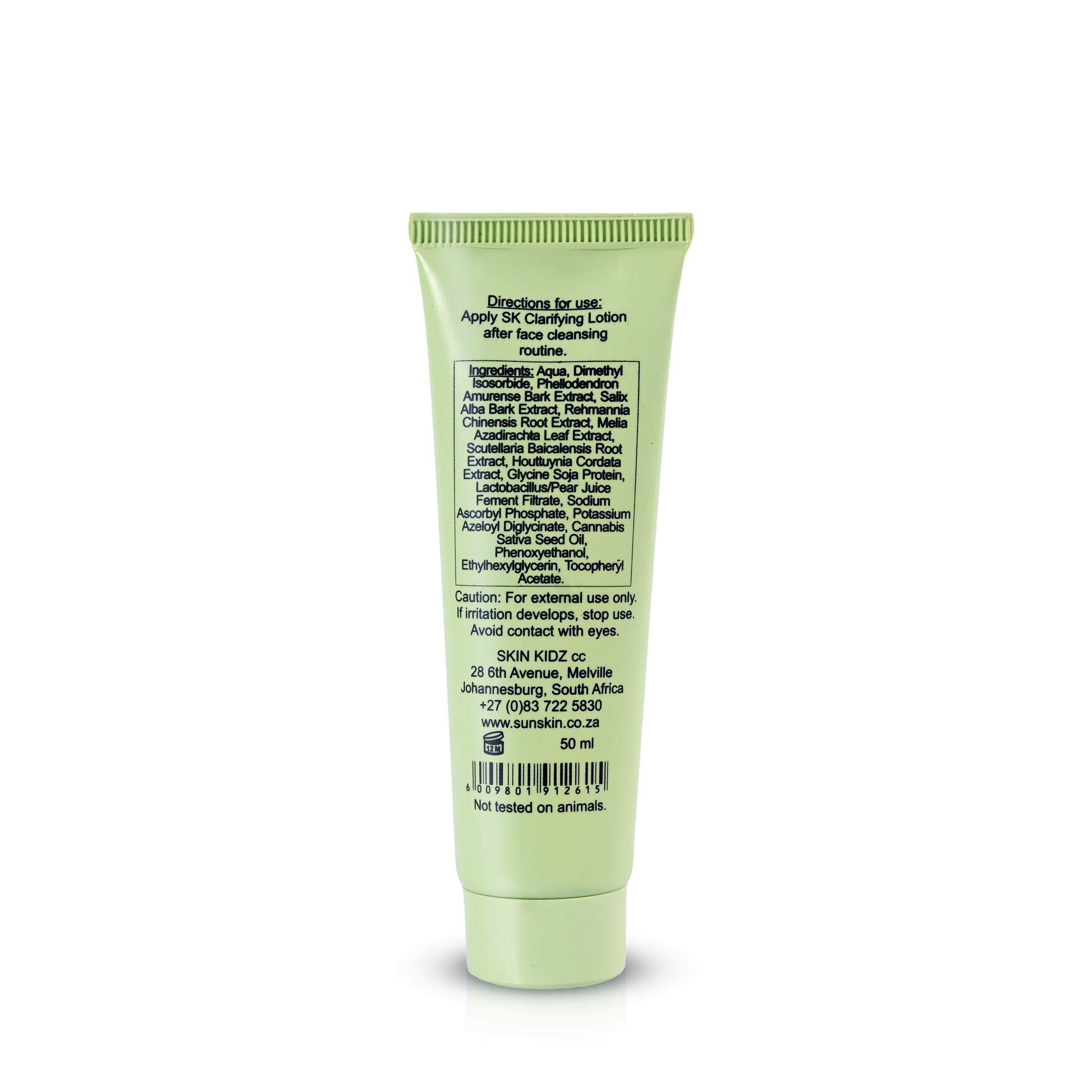 Gentle clarifying lotion for young skin