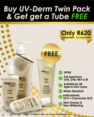 BODY & FACE SPF50 Sunscreen (Bottles & Tubes)