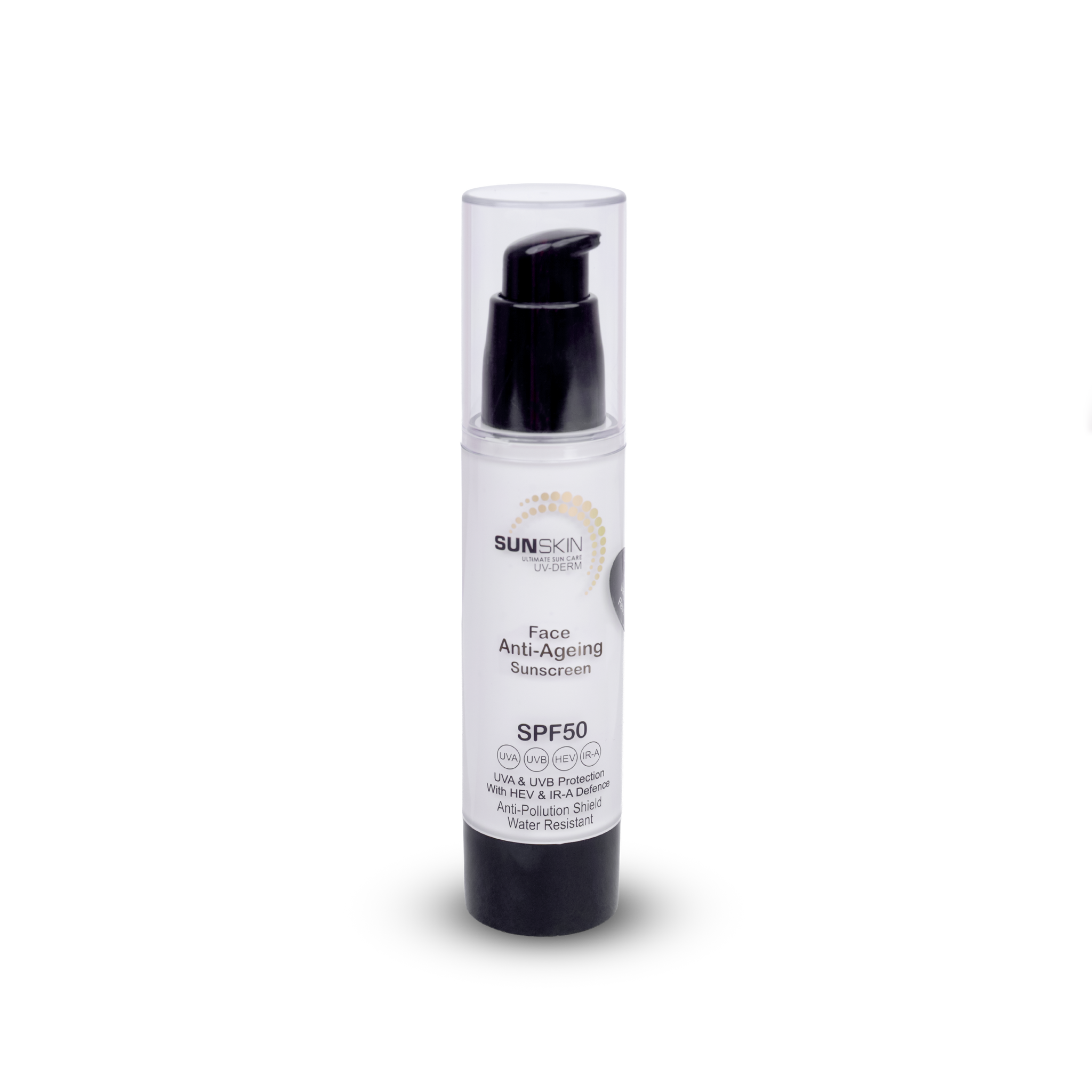Anti-ageing face sunscreen SPF50 cream-gel
