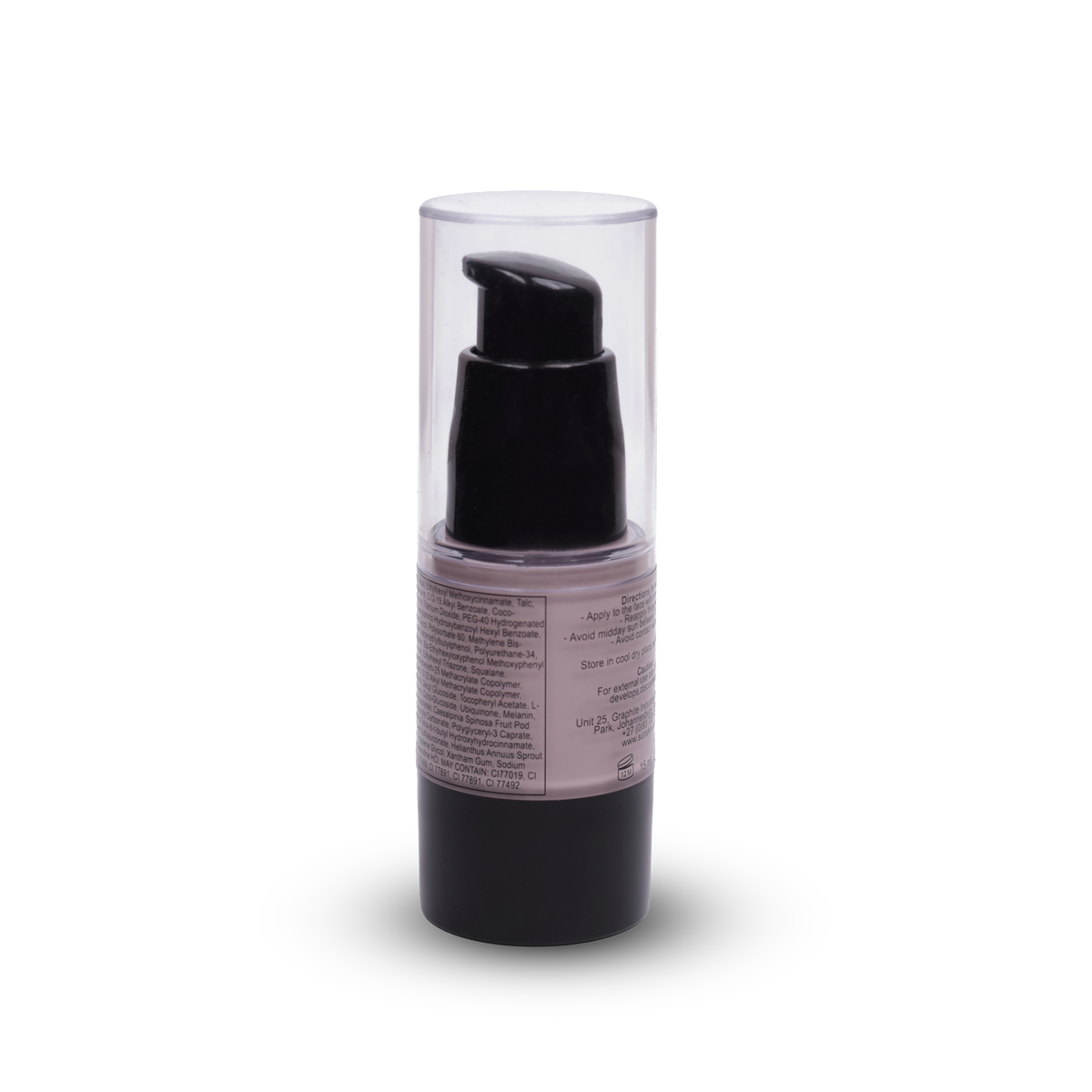 Sheer coverage tinted sunscreen travel size