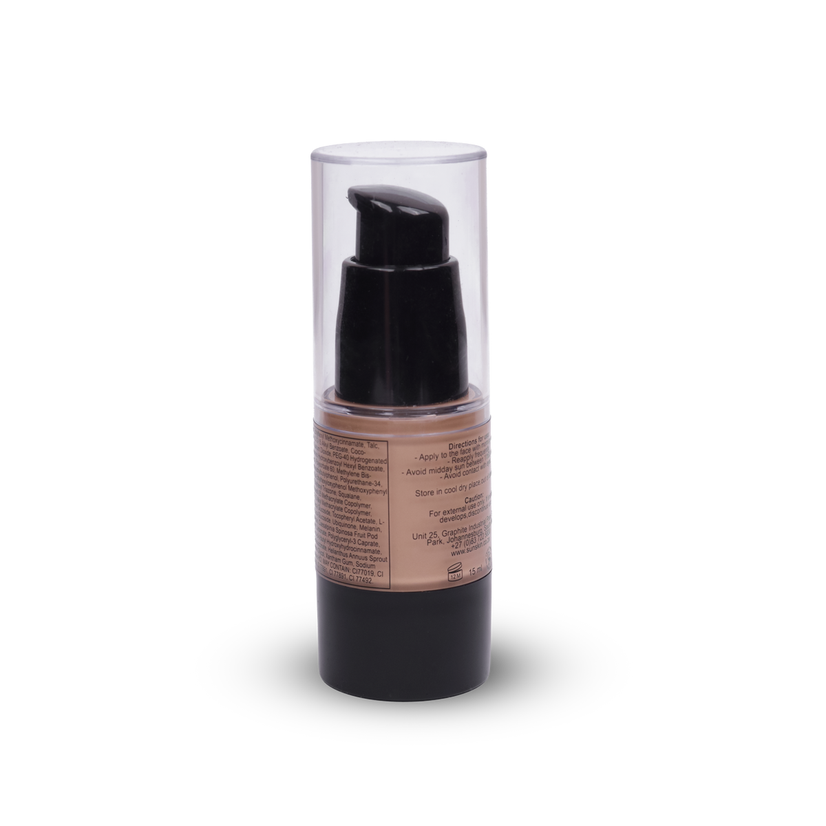 Sheer coverage tinted sunscreen travel size