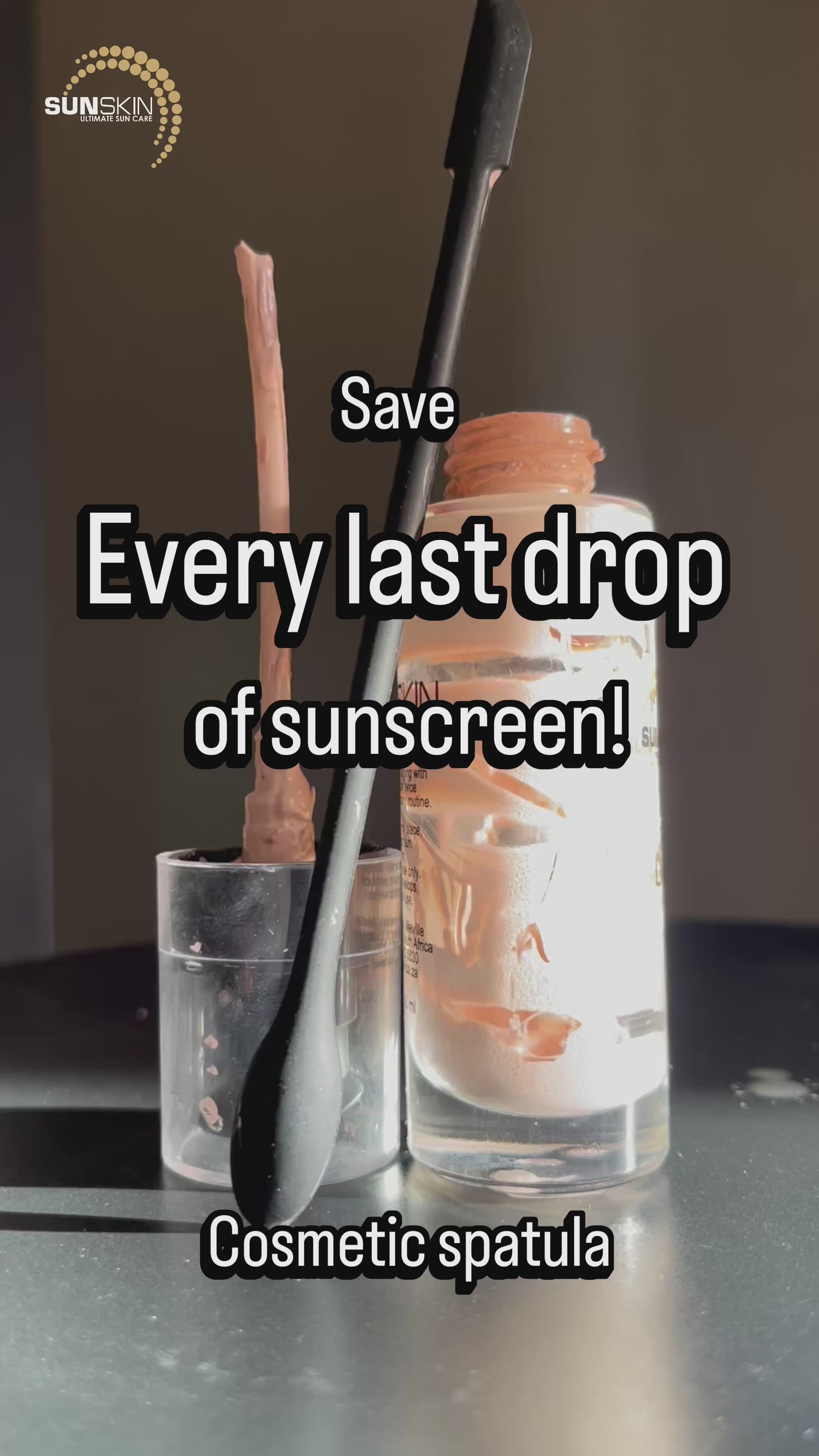 Reusable silicone makeup spatula