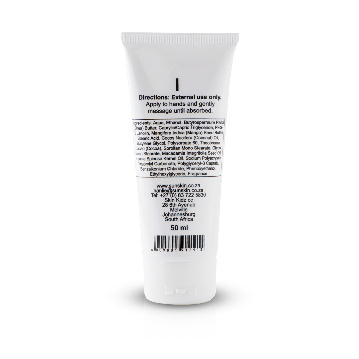 Hydrating sanitizing hand cream