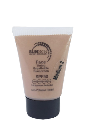 FACE SPF50 Tinted Cream-Gel tube 5ml Trial Size