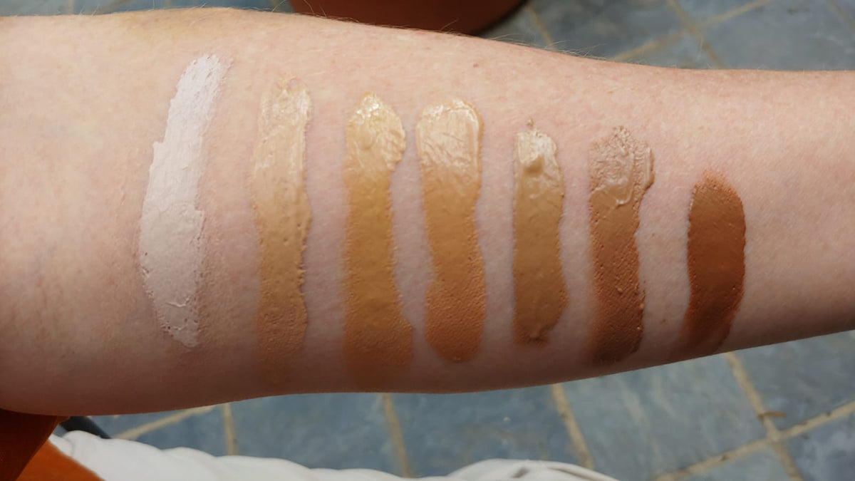 Shade testing tinted sunscreen trial